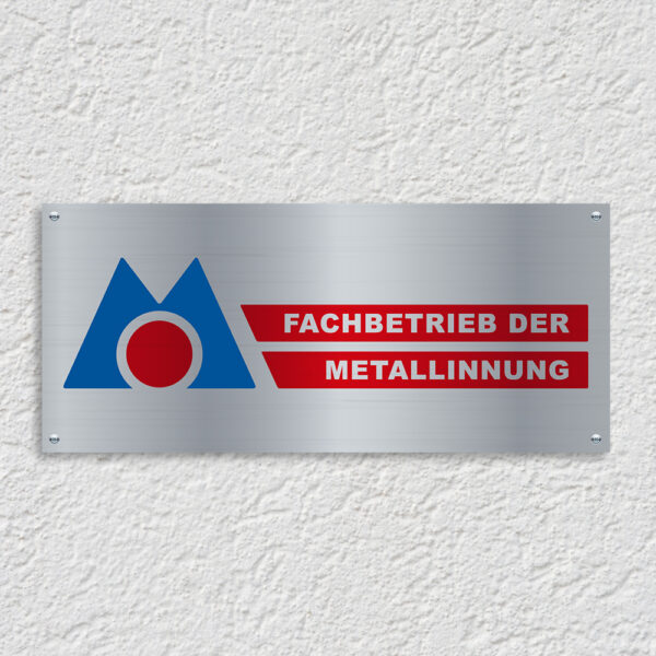 Betriebsschild Fachbetrieb der Metallinnung | 1 Stück/VE – Bild 2