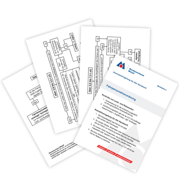 Merkblatt 3 "Fahrpersonal-Verordnung" als PDF-Download