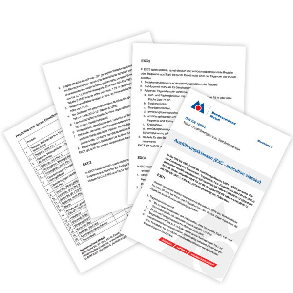 Merkblatt 4 "Ausführungsklassen" als PDF-Download