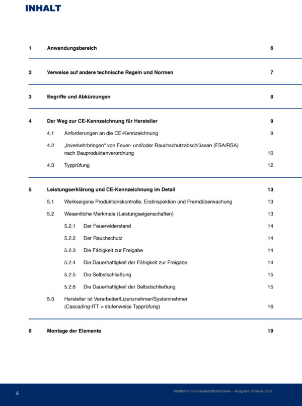 Richtlinie Feuerschutzabschlüsse – Bild 2