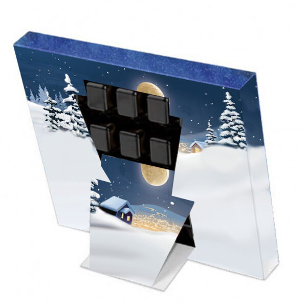 Mini-Tisch-Adventskalender M&M's Crispy(MHD April '23) - Metallverband | 10 Stück/VE – Bild 2