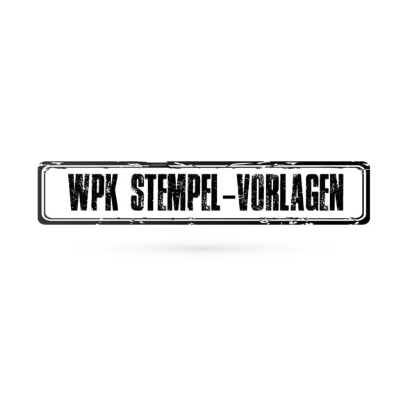 Stempel: Digitale Stempel-Vorlagen zur werkseigenen Produktionskontrolle (WPK)