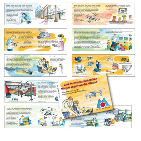 Baustellengeschichten „...und Feinwerkmechaniker fliegen sogar um die Wette“ | 10 Stück/VE – Bild 2