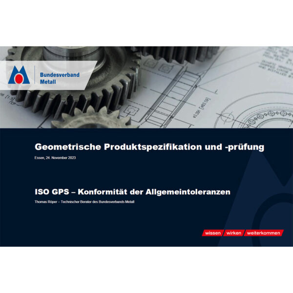 ISO GPS – Konformität der Allgemeintoleranzen